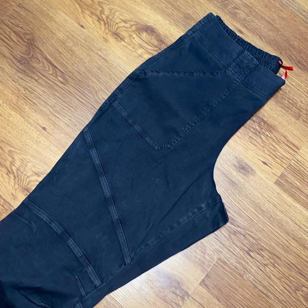 Spanx 1x Charcol Black Cargo Jogger Pants